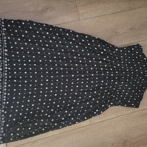 Old Navy Black and White Patterned Dress